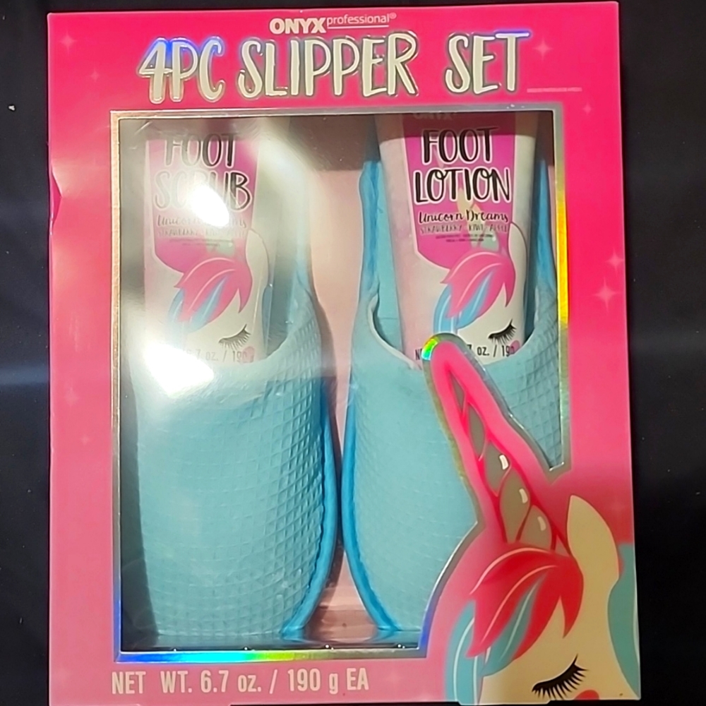 4PC SLIPPER SET